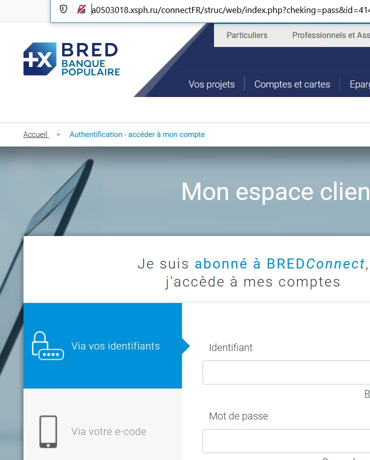 Emmanuel_ADC-Soft (@emm_adc_soft) on Twitter photo Fresh French banking phishing
hxxp://a0503018.xsph.ru/connectFR/struc/web/index.php
<a href="/malwrhunterteam/">MalwareHunterTeam</a> Fresh French banking phishing
hxxp://a0503018.xsph.ru/connectFR/struc/web/index.php
<a href="/malwrhunterteam/">MalwareHunterTeam</a>