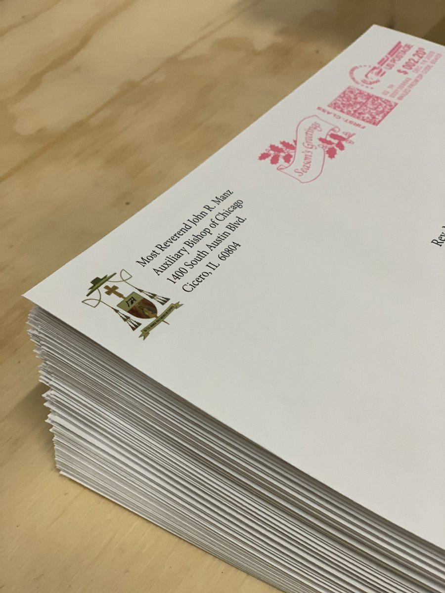 Last month, we've worked on a mailing project with Bishop John R. Manz of the <a href="/archchicago/">Archdiocese Chicago</a>.

Custom printed envelopes available in many sizes with fast production time.

Contact us for a quote today.

🌐 empius.us
📥 info@empius.us
☎️ 708-963-0363