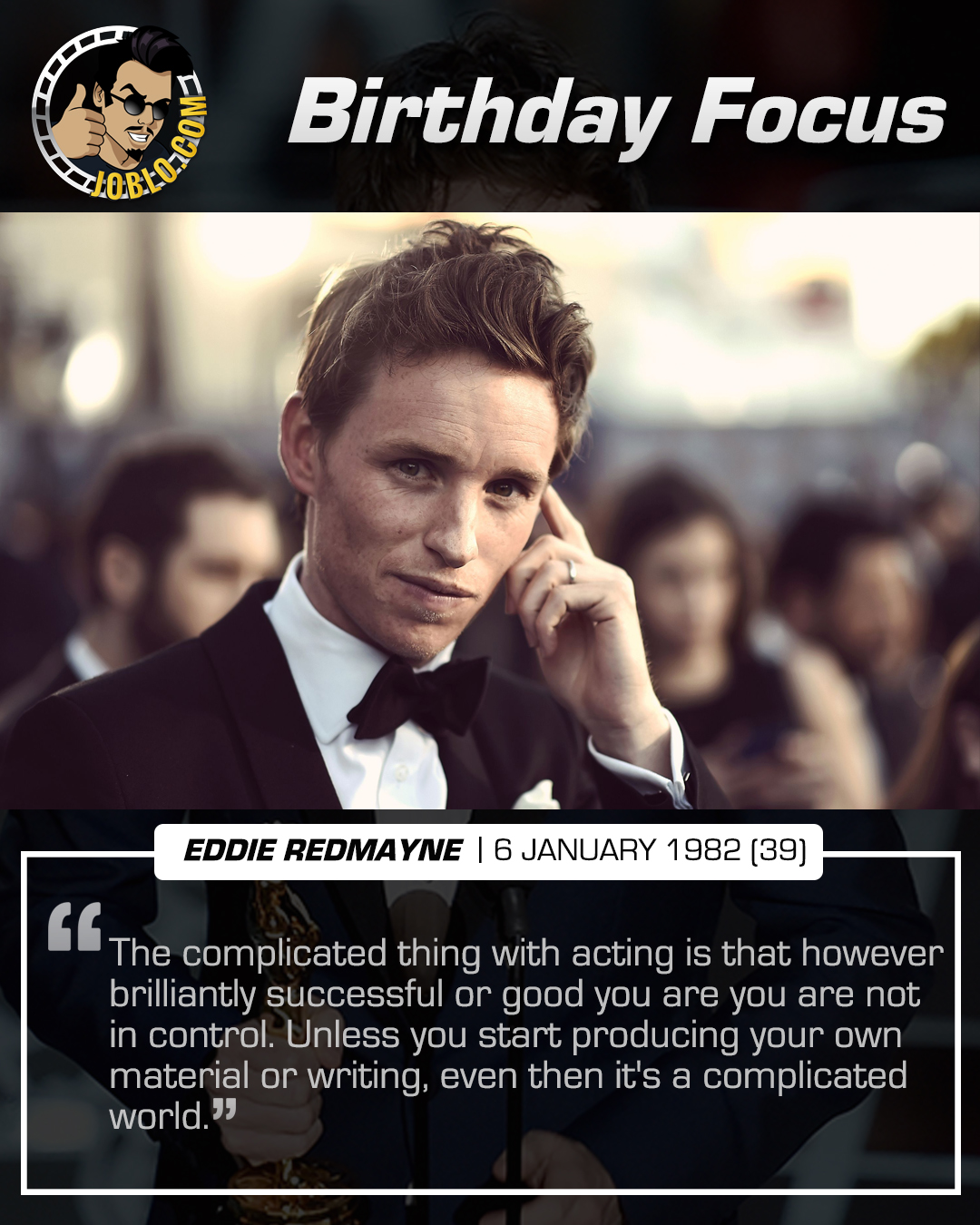 Wishing a very happy 39th birthday to Eddie Redmayne! 