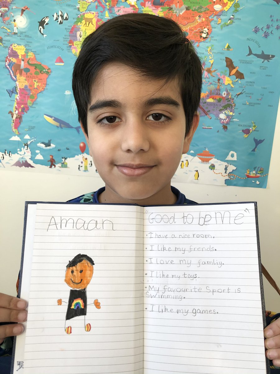 amdigitalmedia2's tweet image. Amaan just finished his “Good to be me” homework and wants to share with his teachers @StanleyGrovePri