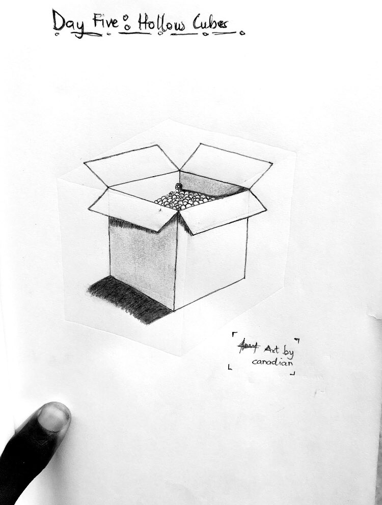Day 5: Hollow CubeMy favourite so far