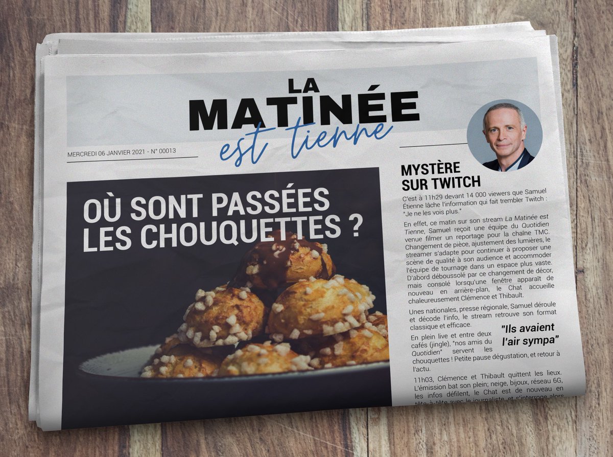 ghiblibea's tweet photo. @SamuelEtienne #LaMatineeEstTienne Une matinale tout en douceur(s) https://t.co/hfT2tpNx9c