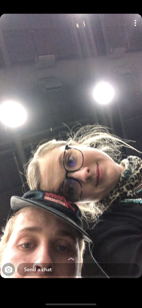 hoyle_riley's tweet photo. Month two: loves me when my hair is a mess and my glasses are only on to cover my acne https://t.co/JJdW6nabC1