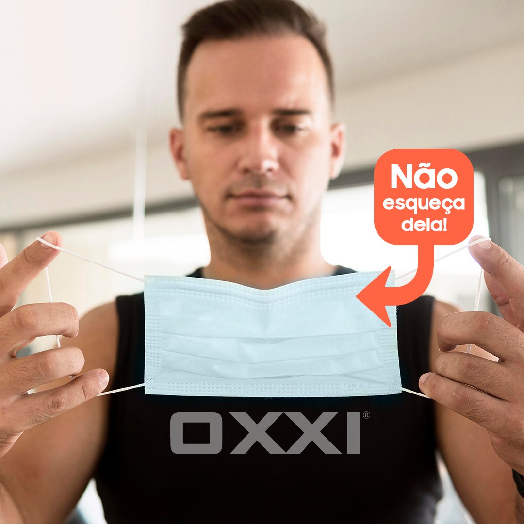 Ela é importante para te proteger e para não disseminar ainda mais o vírus. Use corretamente no rosto tapando do meio do nariz até abaixo do queixo. Sempre prezamos pela saúde e em um momento como este, não se pode bobear não é mesmo?

#cuidedasuasaude #saúde #vida #oxxiacademia