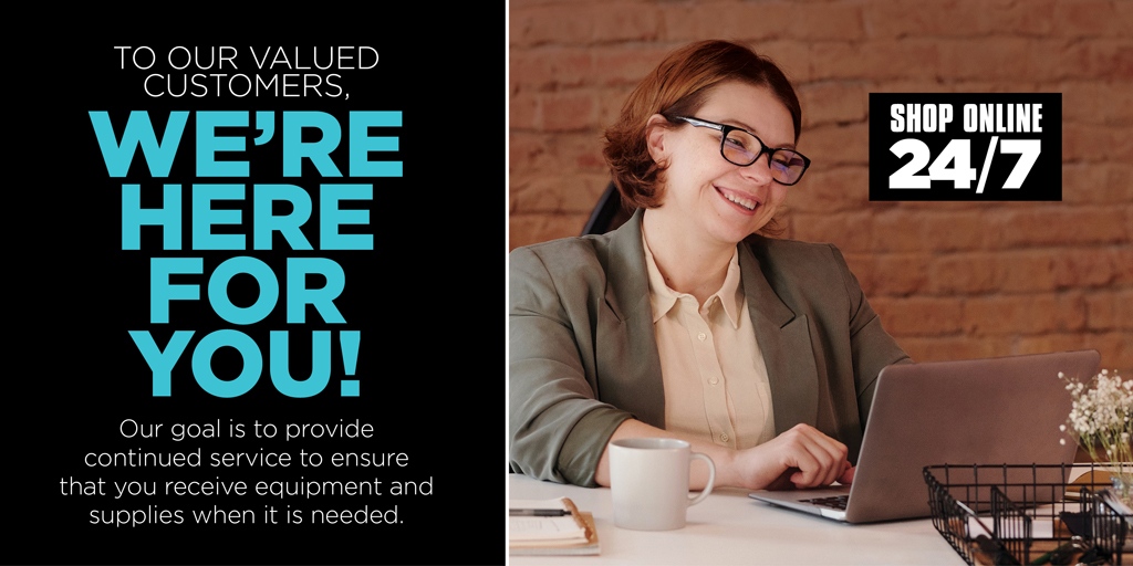 As always, you can still shop online 24/7 from the safety of your home and our warehouse will be operating as normal. Our sales consultants will continue to work from home offices, but are available to you by phone or email, as well as our customer service representatives.