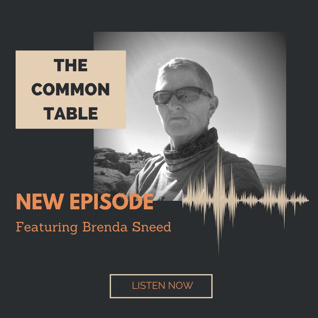 CommonTablePod's tweet image. Brenda Sneed is this week&apos;s guest at The Common Table. She and Pastor Chris reflect on growing up in the church, the joys of travel, and what they are looking forward to after the pandemic. Find this, and other conversations, here: commontablepodcast.com/episodes