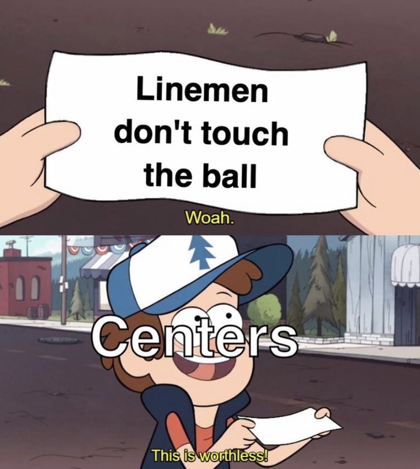linemanissues's tweet photo. #centergang https://t.co/mvv7ZuQsQg