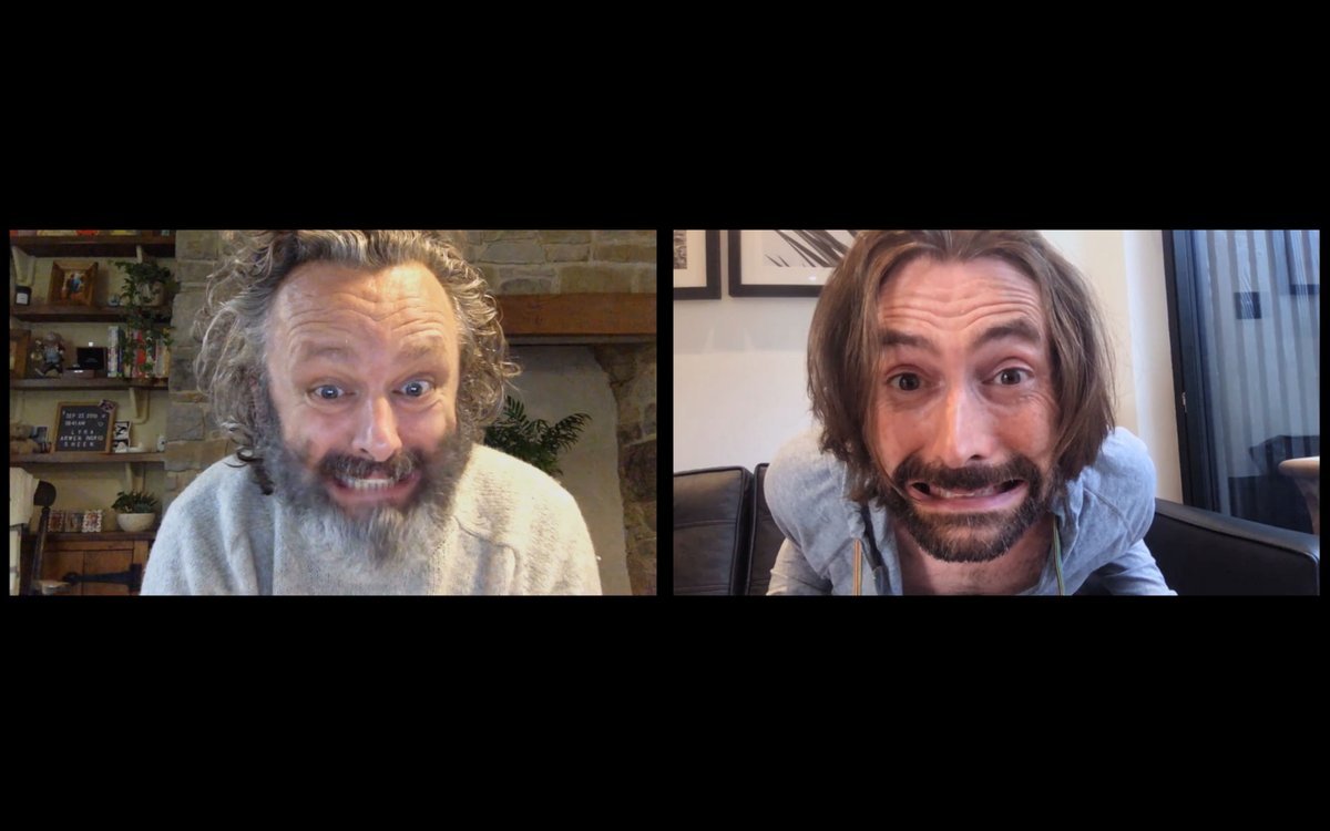 DQDAILY's tweet photo. #DavidTennant and #MichaelSheen return to navigate their ‘new normal’ via video chat in the second season of BBC series #Staged. DQ speaks to creators #SimonEvans, #PhinGlynn and star and producer #GeorgiaTennant about continuing the lockdown drama...
https://t.co/hMrBBEmZMN https://t.co/eEmZy37qQa