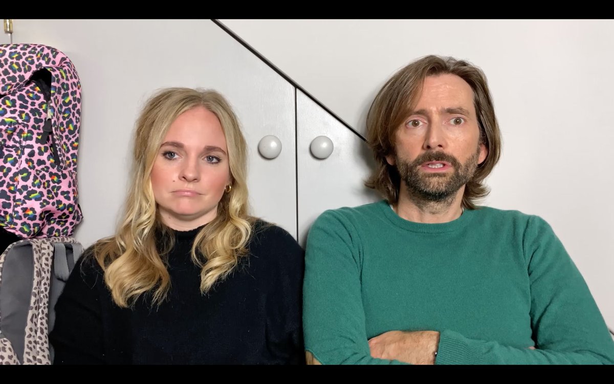 DQDAILY's tweet photo. #DavidTennant and #MichaelSheen return to navigate their ‘new normal’ via video chat in the second season of BBC series #Staged. DQ speaks to creators #SimonEvans, #PhinGlynn and star and producer #GeorgiaTennant about continuing the lockdown drama...
https://t.co/hMrBBEmZMN https://t.co/2nIhUxcQG3