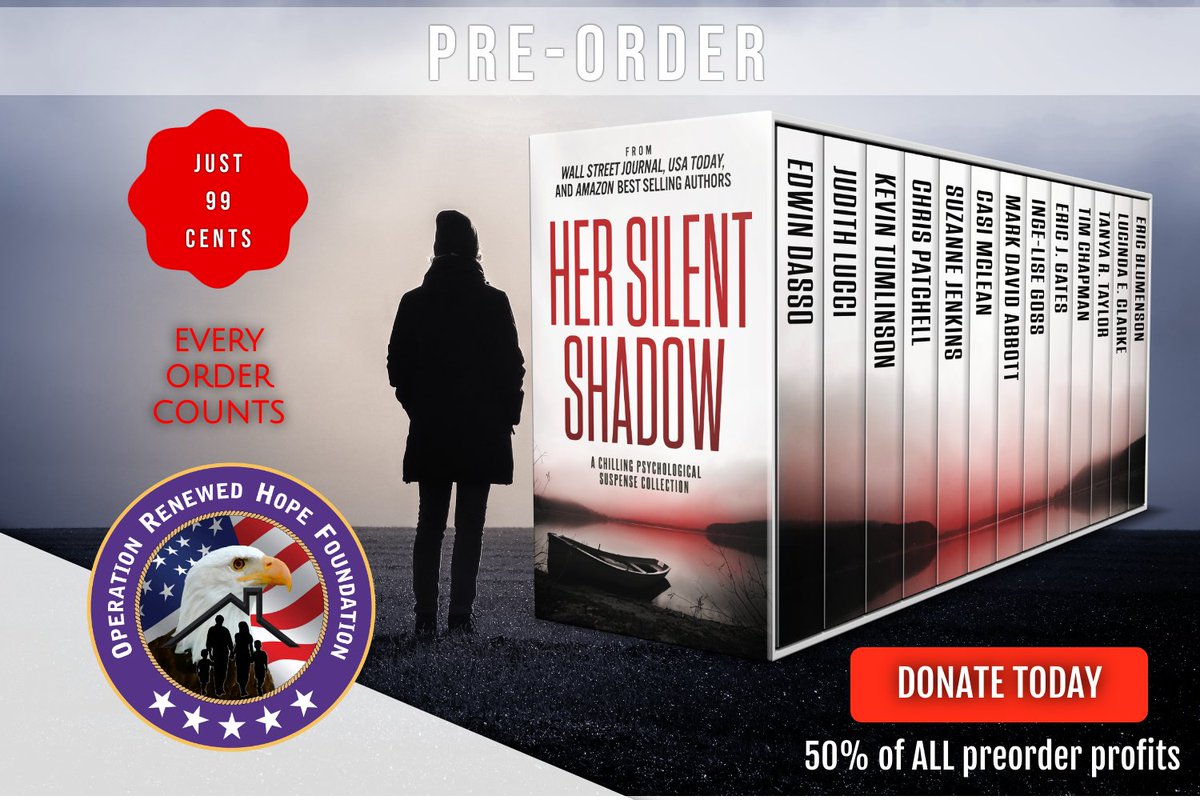 Do you enjoy #psychological #suspense #thrillers ? What hides in the shadows? 13 brand new, never before published gripping suspense thriller Novels. ONLY 99CENTS during pre-order! Available on @AppleBooks books.apple.com/us/book/id1534…