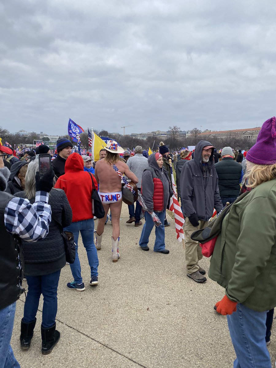 Found the (nearly) Naked Cowboy.
