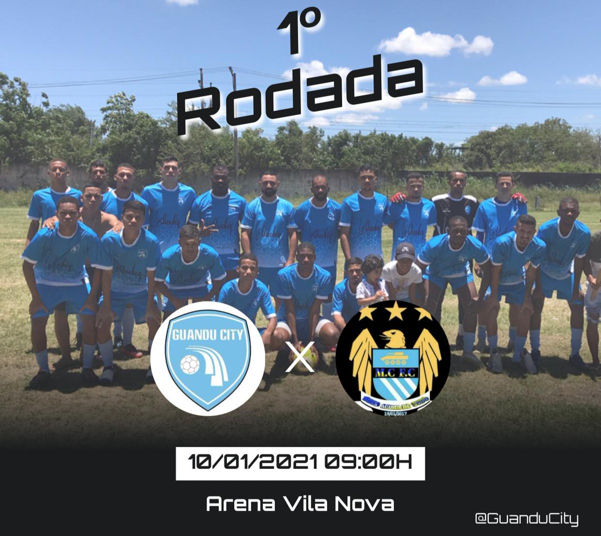 guanducity's tweet photo. Neste Domingo começa mais um desafio pra O Guandu City. Campeonato Copa União 2021
#MaisqueumBairro 
#GuanduCity 
Venha torcer  Por nois ⚽️❤❤ https://t.co/f0R9Fz7leZ