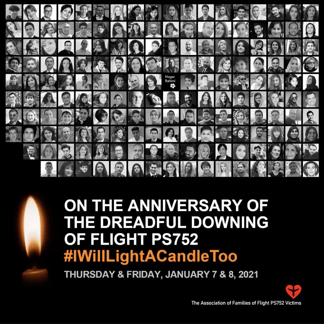 sana_pirani's tweet photo. We will never forget you #PS752 #هواپيماى_اكراينى #من_هم_شمعی_روشن_خواهم_کرد https://t.co/h9kzKRDT3E