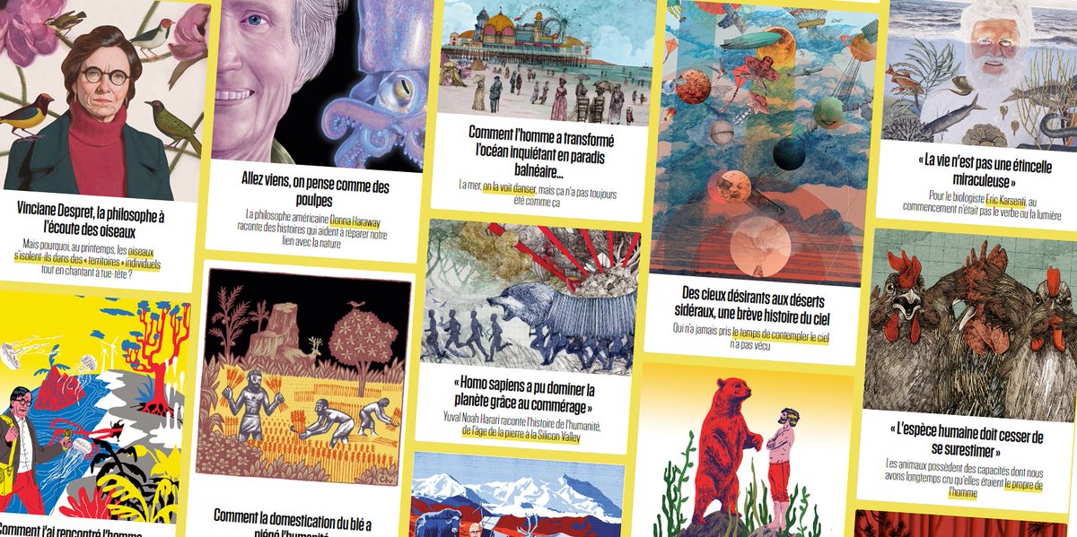 Comment repenser notre rapport au vivant ? Faut-il enlacer les arbres ? Apprendre à pister les loups ?  

Voici notre sélection d'articles pour faire le point sur les renouvellements de la pensée écologique (avec de magnifiques illustrations) :

nouvelobs.com/idees/20210106…