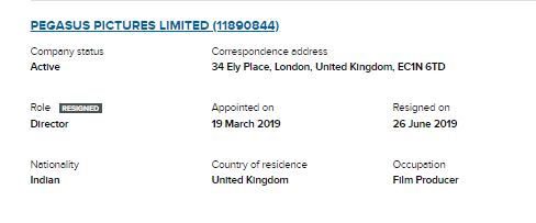 Bollywood Producer Vasu Bhagnani has N number of companies in UKJust look at the name of companies, and date of appointment