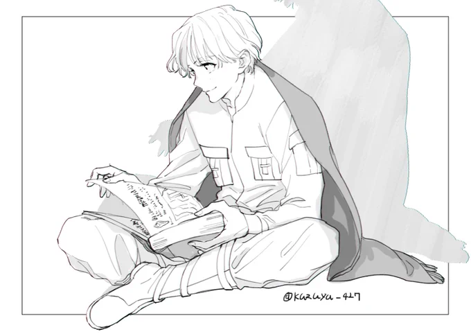 ルーク|Luke SkywalkerHe reading Obi-Wan's diary 