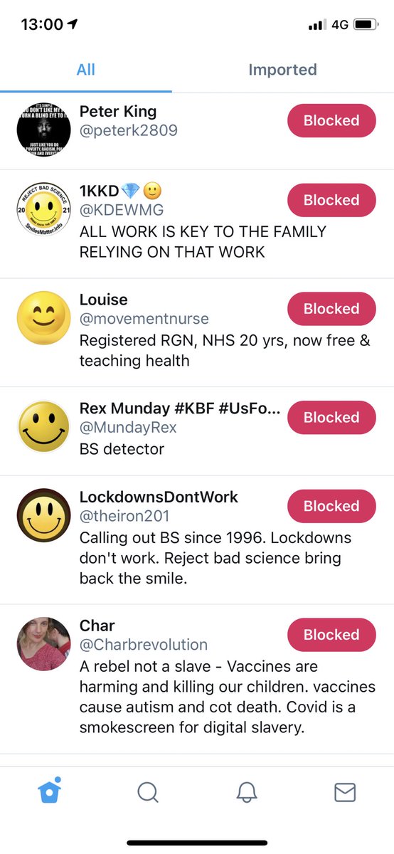 robjohn133's tweet image. Spotting a theme on my blocked list....
#covid