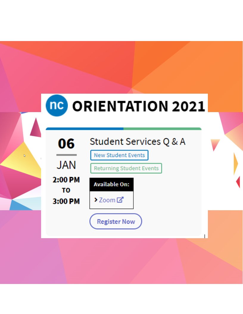 ncLibraries's tweet photo. @nclibraries is participating in a Student Services Q &amp; A today from 2-3pm! Get all of your questions about the library answered. https://t.co/PTsL67YiZX @yourNCSAC @IndigenousEdNC @niagaracollege https://t.co/LRJNDPCUZS