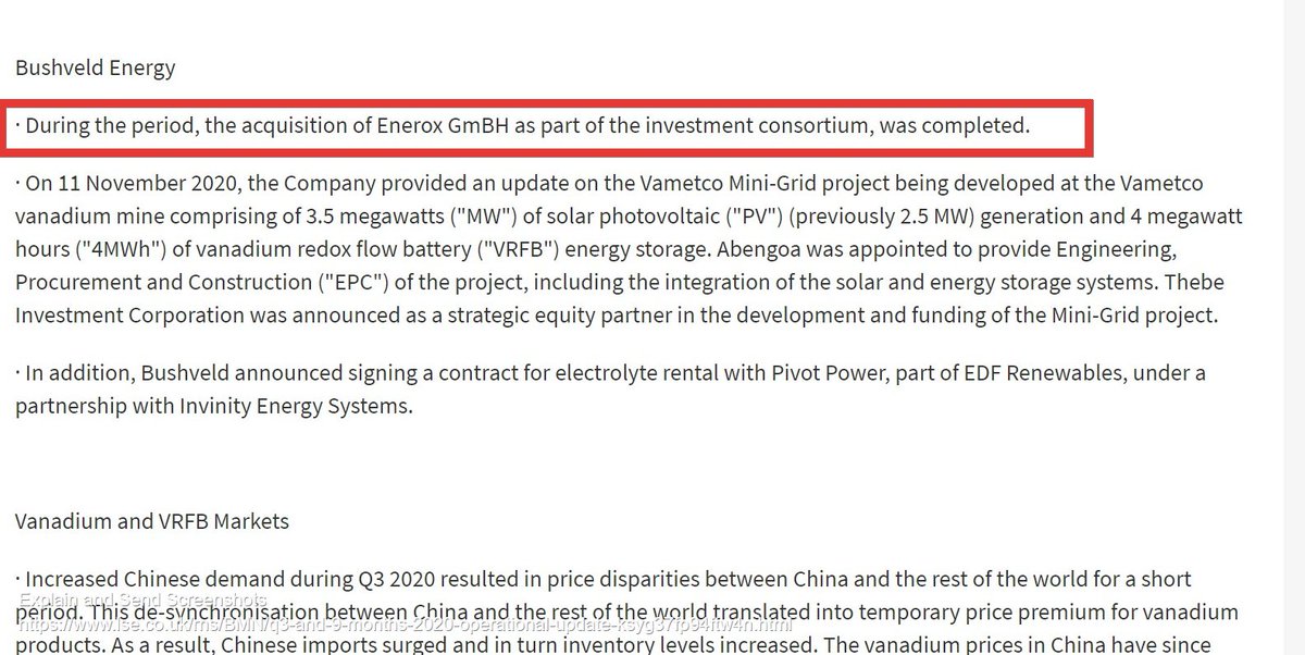 5/...and investment, its incredibly quiet don't you think?Below is what BMNs 24th Nov 9 month update had to say about Enerox.Thats not to say that there is a problem. For me its quiet the opposite. The silence isn't annoying, its actually deafening.