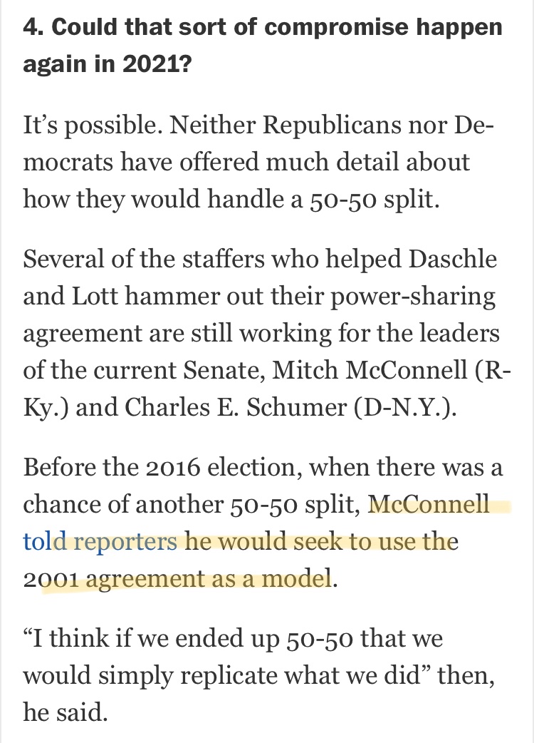 BrookeBredbeck's tweet photo. Hahahaha...hahahaha.... No.
You can’t choose to compromise only after you lose your leverage. Nice try, Mr. minority leader. #RememberRBG and welcome @ReverendWarnock @ossoff https://t.co/vVfRaL51NB