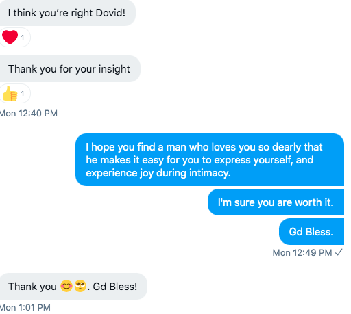 It's important that we have goodwill towards our partners. It may feel like they are being selfish and mean. Usually, that's not the case.Try turning around the way you perceive them, and watch what happens!4/4