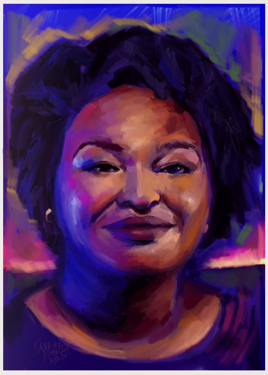 sairamaliha's tweet photo. Can we just put Stacey Abrams in charge of everything now?
ππ½
(My portrait of her.)
#StaceyAbrams #staceyabrams2024 #staceyabramsmedaloffreedom #queenStacey #GeorgiaturnedBlue #georgia #portraitstacey https://t.co/RwbmWOVwLe