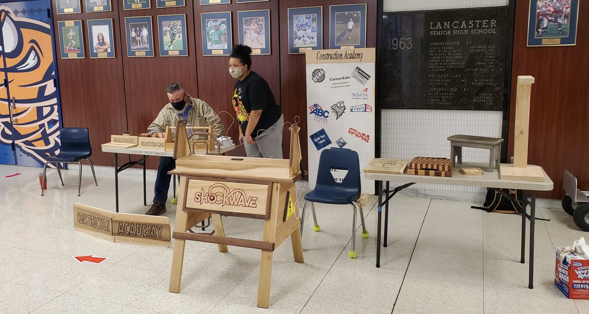 Attention all Sophomores, come on over and see Mr. Lewis and Mr. Phillips in the G.A.C. to learn about our world famous Construction Academy! #GalePride2020. #granvillepike.