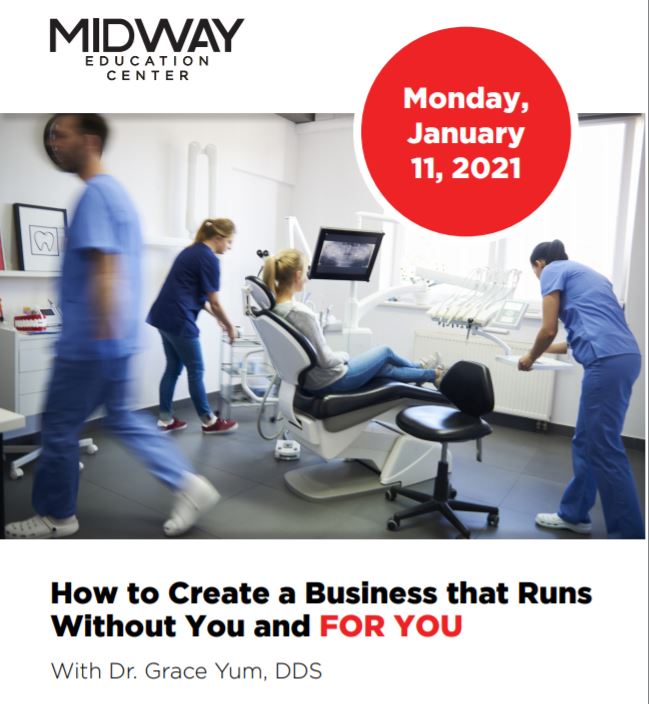 Is better #worklifebalance one of your goals for the new year? Tune in Monday for MEC's course, featuring #MommyDentistsInBusiness founder, <a href="/DrGraceYum/">Dr. Grace Yum</a>, to achieve increased flexibility, while remaining profitable: midwayedu.com/events/how-to-…