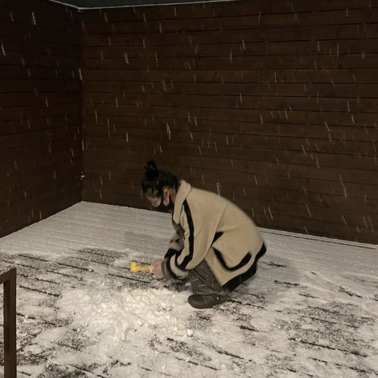 choibinnie_'s tweet photo. Wheein y Namjoon se compraron el moldecito para hacer patitos de nieve 🥺 https://t.co/DLe27uoNsF