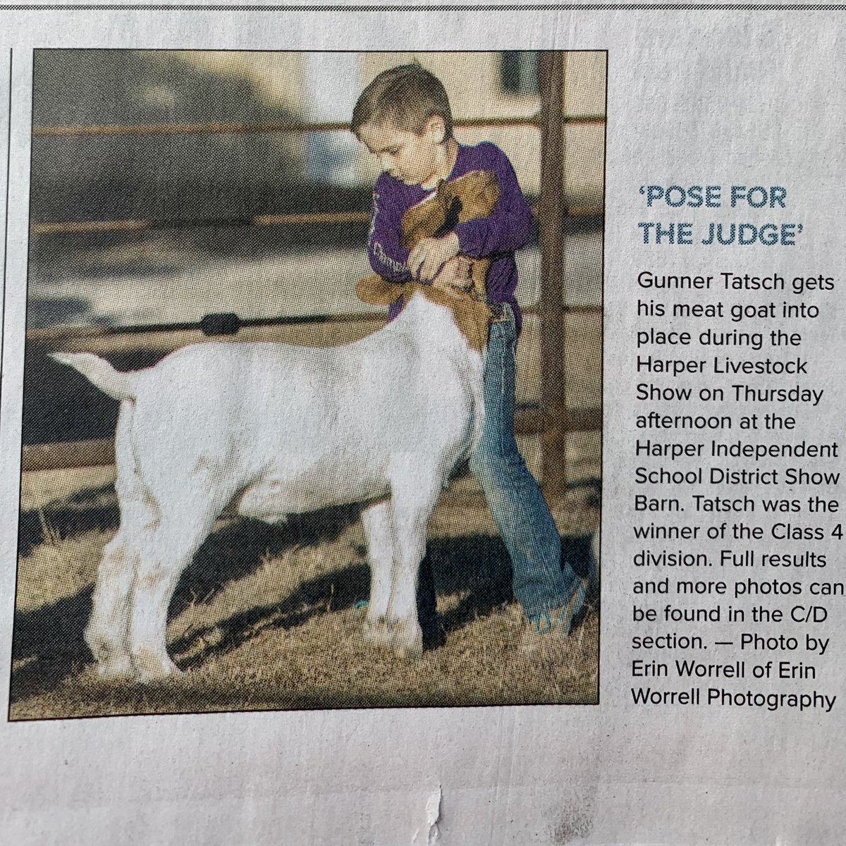 DrBuckinghamTX's tweet photo. As the Gillespie County Youth Livestock show begins today, I want to wish all of the exhibitors the best of luck! May your hard work pay off! The picture below from Erin Worrell Photography sums up the labor and passion these kids have put into showing their animals. #txlege #ag https://t.co/iHUUVo1CAs