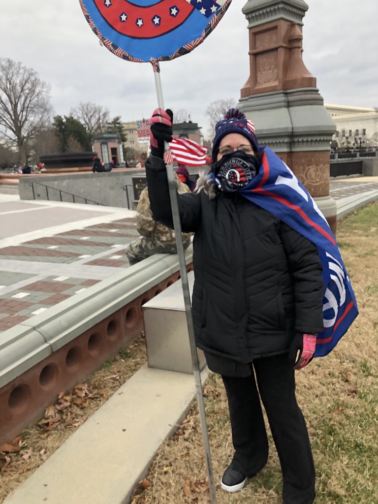 This QAnon supporter drove from Ohio to see Trump take on “Satanic” Democrats. She says she and her friends “OD’d on red pills” this summer and got into QAnon. Now she predicts: “The Storm is upon us.”