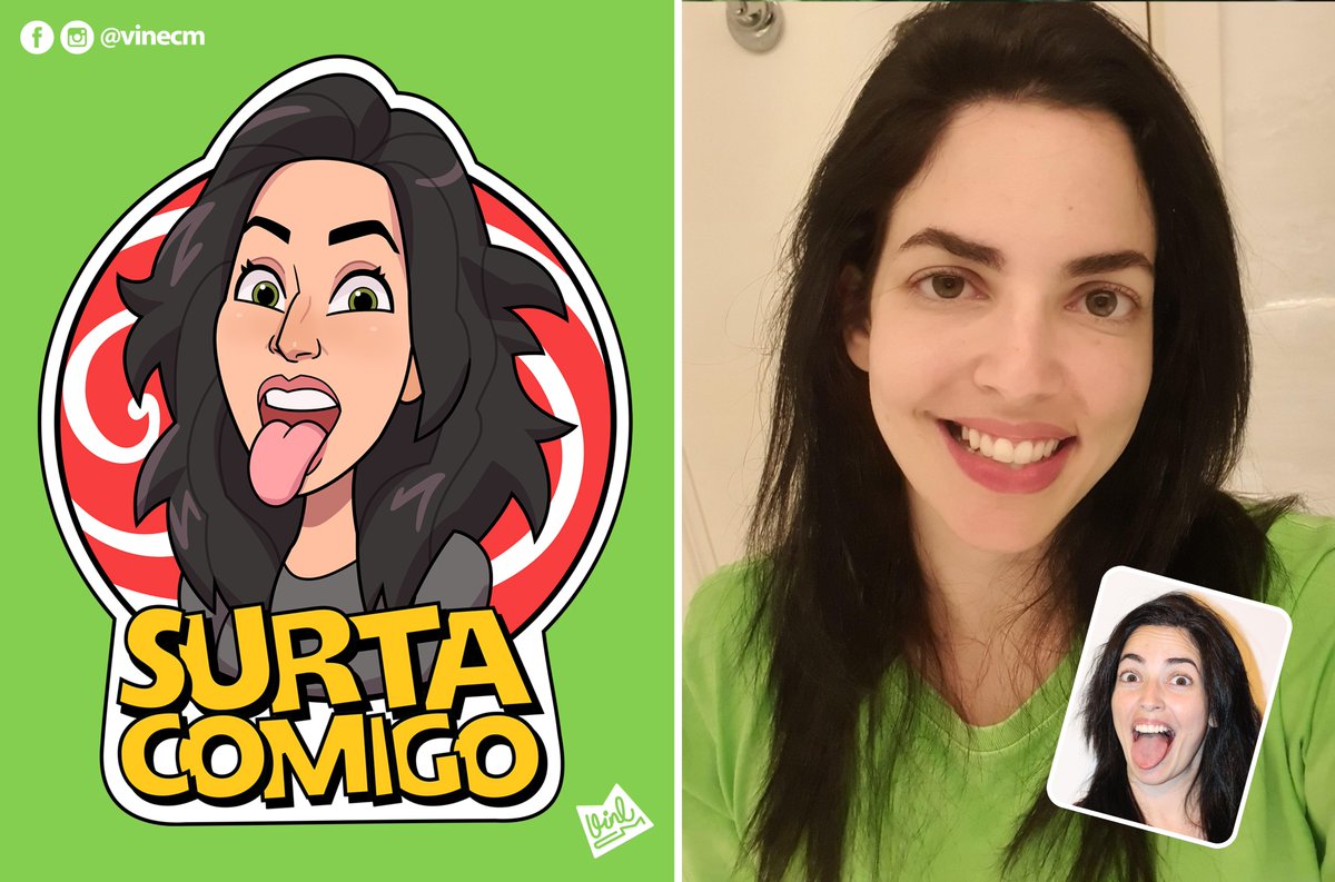 VineCM7's tweet photo. Cartoon Character/Logo for Yasmin Romano(SURTACOMIGO) 😵😜

COMMISSION LIST OPEN!
vinecm7@gmail.com

#illustration #girl #woman #portrait #caricature #cartoon #logotipo #girl #art #designer #design #logodesigns #characterdesign #logo https://t.co/Sahf1bugwd