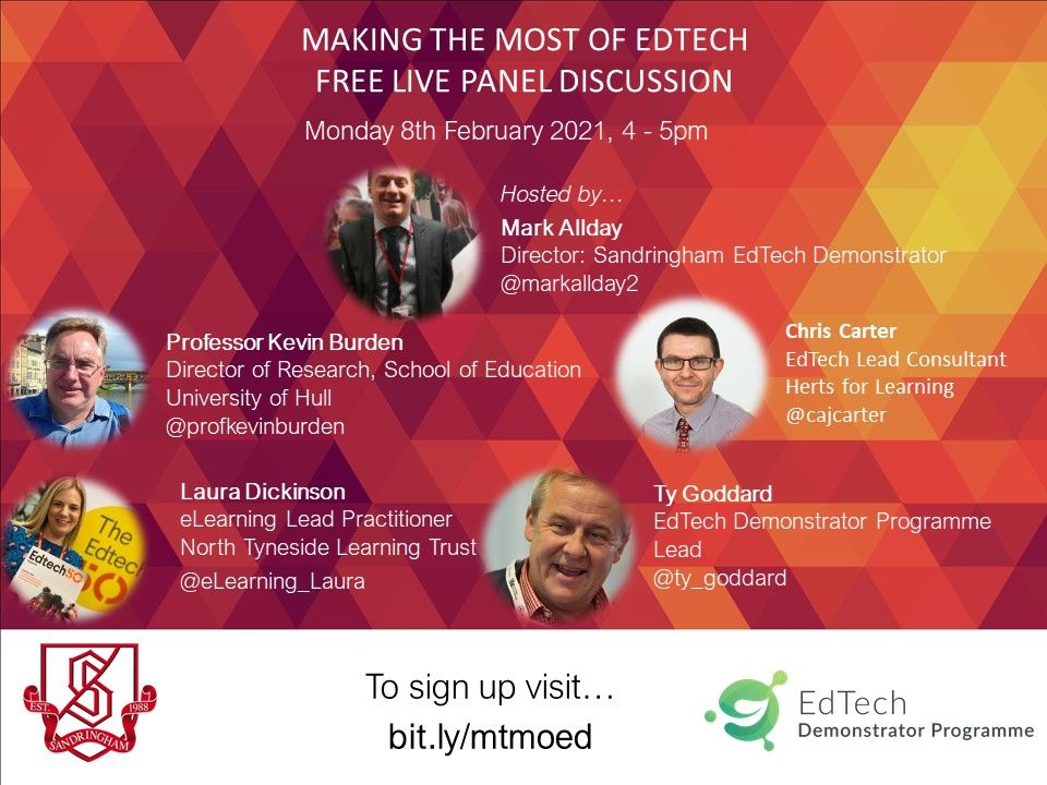 Sandringham EdTech Demonstrator School tweet media