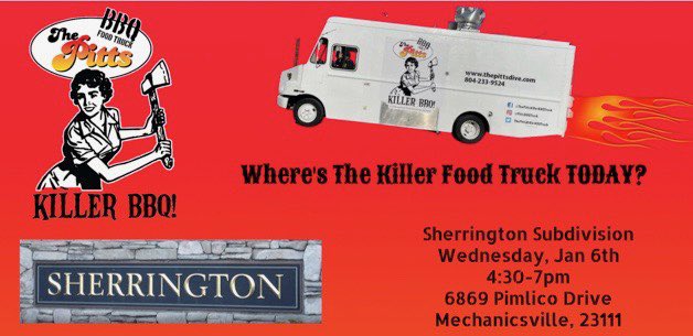 Pittsbbqtruck's tweet photo. Come see us !! #mechanicsville #rvafoodtrucks #rvaeats #rvadine https://t.co/mL2FoBahVr