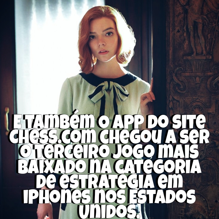 DesvendandoH's tweet photo. 🔴Efeito Netflix🔴
Na postagem 🖼 de hoje vemos um pouco sobre o resultado estrondoso da série O gambito da Rainha♟ produzida pela Netflix 🔴
Hashtag 🔍 #netflix #gambitodarainha #ogambitodarainha #efeitonetflix #xadrez #bethharmon #desvendandohqs #AnyaTaylorJoy https://t.co/62St8TRwGx
