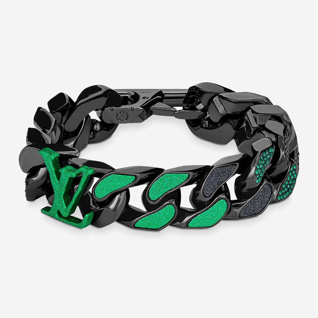 HYPEBEAST on X: Louis Vuitton has just released a new chain-link bracelet  in neon green and black. Photo: Louis Vuitton Details:    / X