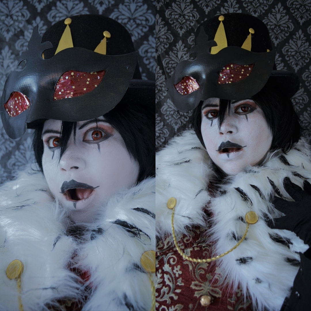 YamiKlaus's tweet photo. Stolas cosplay from Helluva Boss!
#HelluvaBoss #HelluvaBossStolas @VivziePop @IMPmurderpros @HazbinHotel https://t.co/IjOgkLqjnF