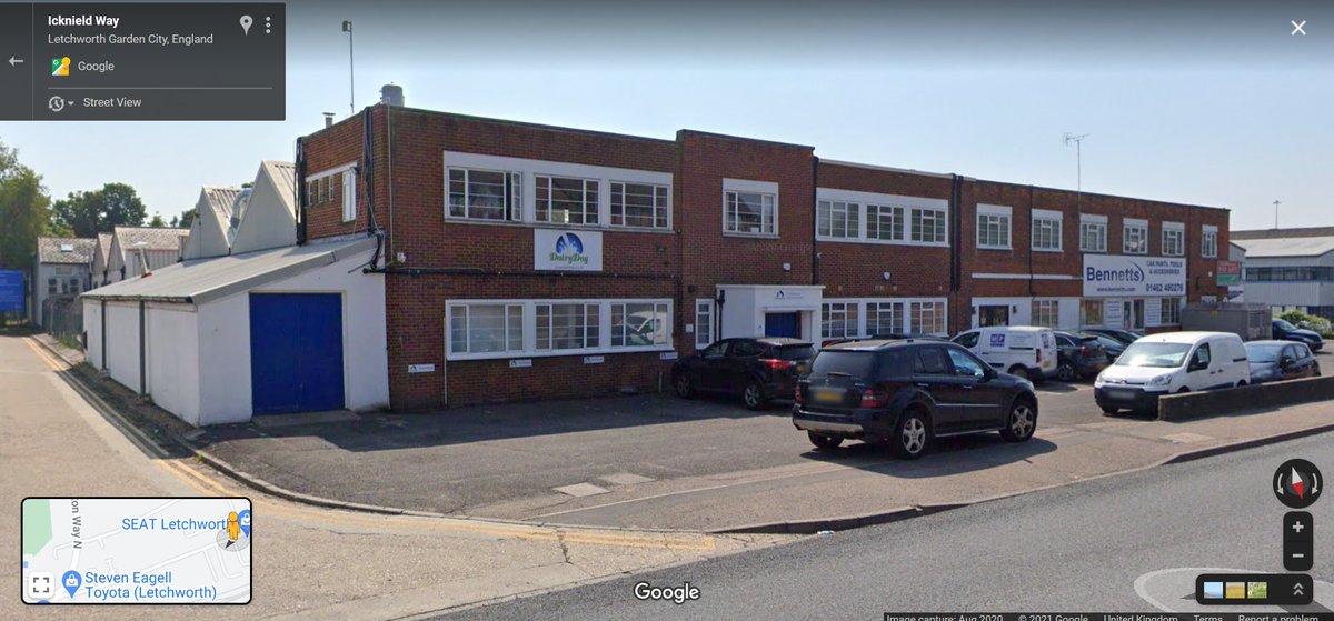 Although it's impossible to know which factory Annie worked in, based on being stopped on Icknield Way and theoretically cycling back towards Arlesey… a significant part of me hopes it was one of these gorgeous early C20th buildings that still stand today.