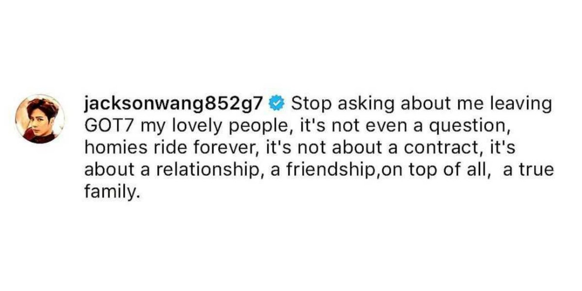 huchuGANG's tweet photo. even if they won’t be in the same agencies anymore, got7 will forever stay together🤞 #7orNeverWithGOT7 https://t.co/YDbfyLvvT4