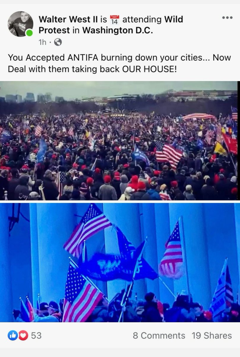 scottbraddock's tweet photo. The @TexasGOP Sgt at Arms seemingly endorsing the violence at the US Capitol #DCProtests https://t.co/y1OA1vrSCe