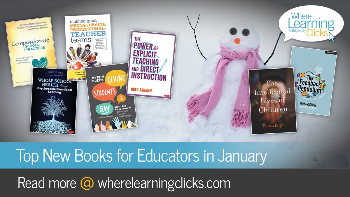 New year, new books! #booksforeducators #SEL bit.ly/3qZDw45 <a href="/TeacherCoachLLC/">Jared Scherz</a> <a href="/TonyaBalch/">Tonya Balch</a> <a href="/PhelpsChavez/">Chavez Phelps, Ph.D., HSPP</a> <a href="/BalchBrad/">Brad Balch</a> <a href="/myrondueck/">Myron Dueck</a> <a href="/greg_ashman/">Greg Ashman</a> <a href="/m_chiles/">Michael Chiles 🌍</a>