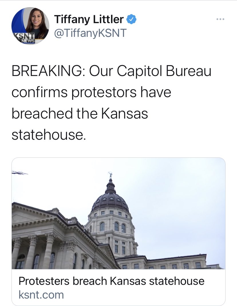 As Trump protestors attack other state buildings, people are calling it an “insurrection”  #MarchForTrump