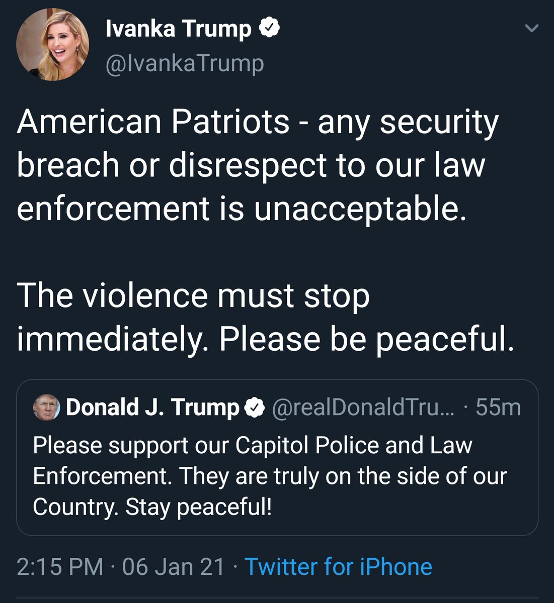 merrrrryjuana's tweet photo. @KateBennett_DC @IvankaTrump Looks like she deleted the tweet, so here ya go :-) https://t.co/NjIU8EP3rg