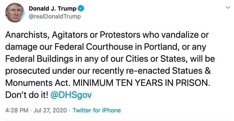 Heazja's tweet photo. @realDonaldTrump So, minimum 10 years in prison for all of these people, right? https://t.co/jq1juGJHwq