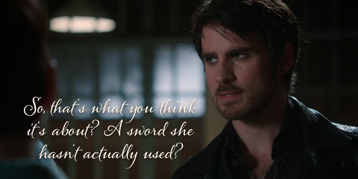 One was ready to think the worse of her...The other was clinging to the belief that yes, Emma was still there and she was still good and she must have her reasons... because after all this was Emma Swan they were talking about.