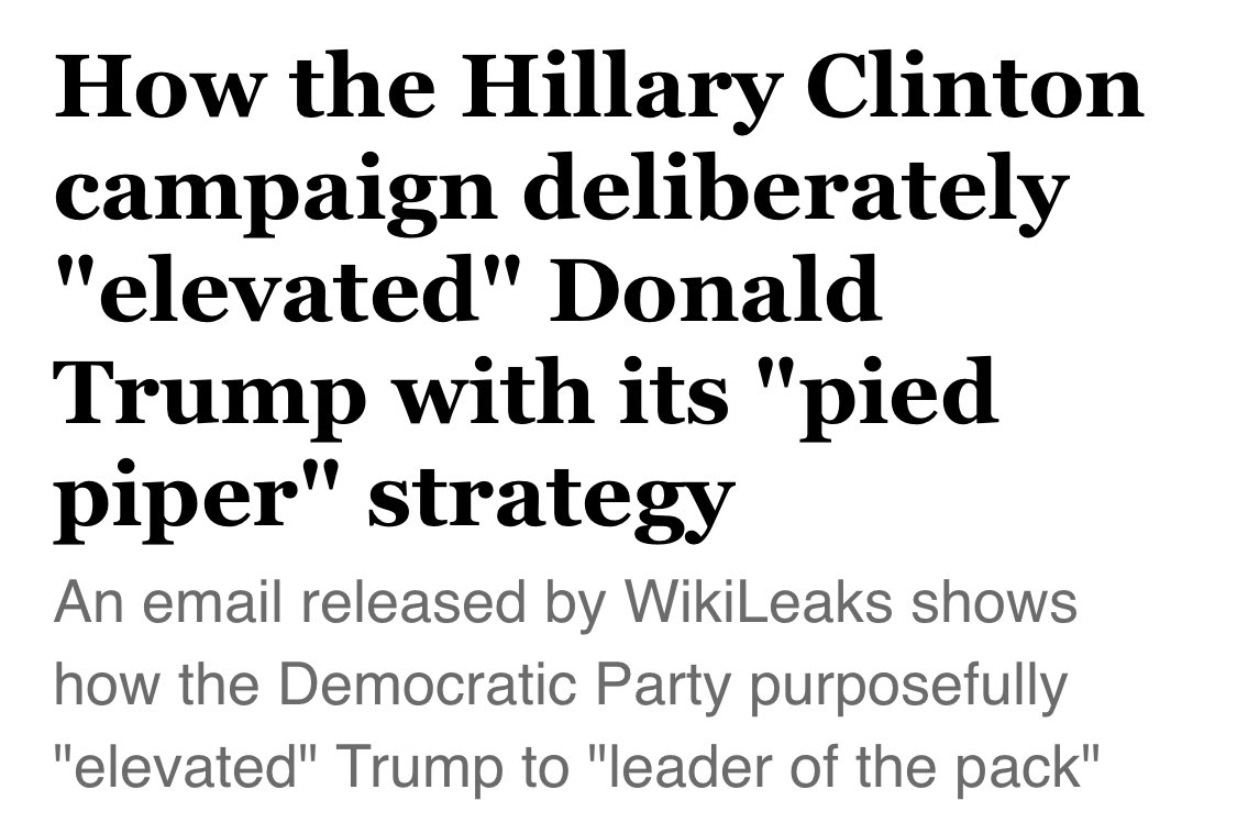 She also elevated him as a “pied piper candidate.” She can sit this one out.