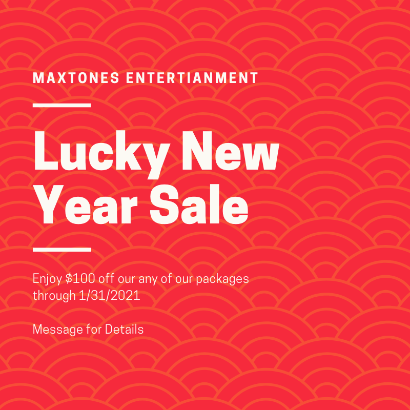 maxtonesent's tweet photo. NEW YEAR SALE!!! Enjoy $100 off any of our packages from here until Jan 31, 2021! #sanantonio #weddingband #livemusic #dj #wedding2021 #sanantonioweddings #theknot #weddingwire #weddingplanning #weddingplanner https://t.co/yQg4pfGvdM