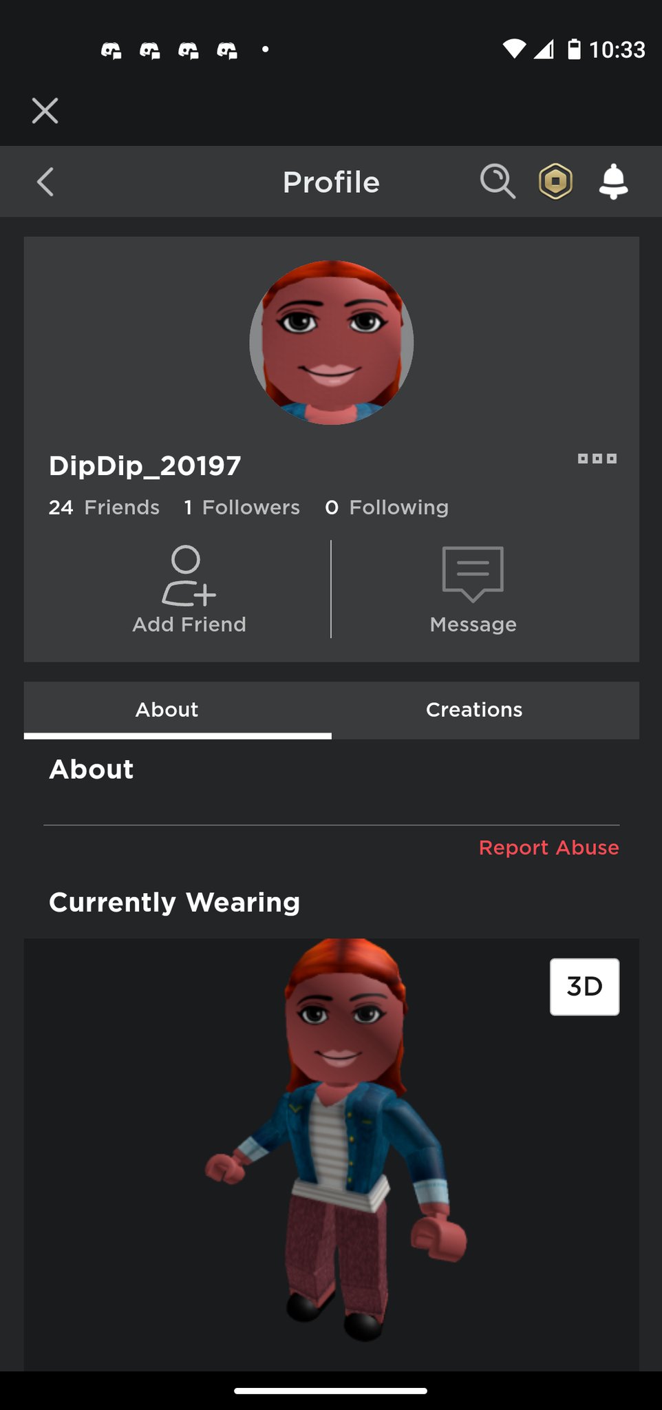 27jennife on X: Guys I Have a Problem There a Hacker of Roblox Players Name  DipDip_20197 Don't Add Her is a Hacker They Will Hack your Account Report  Her to Get Banned