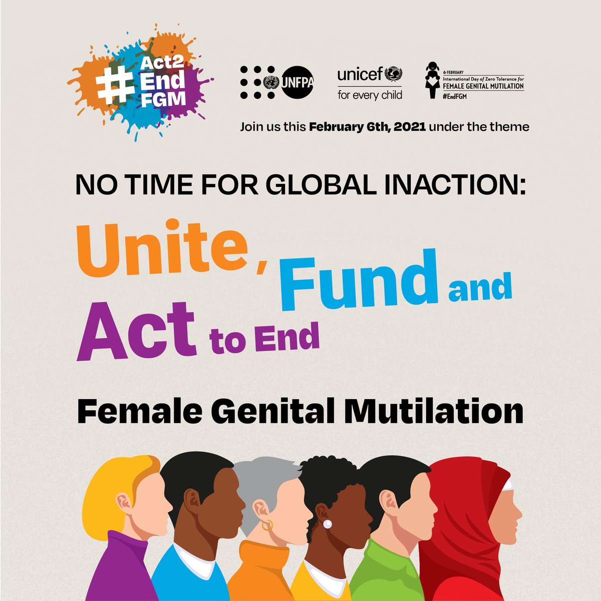 No excuses! Time to Act! This year’s theme for International Day of Zero Tolerance for Female Genital Mutilation on February 6. Canada 🇨🇦 Take Note! #EndFGM #Act2EndFGM #BreakTheSilence  <a href="/Women_Canada/">Women's Trucking Federation of Canada</a> <a href="/EyesAbroad/">Eyes Abroad</a> <a href="/CanadaDev/">Development Canada</a> <a href="/JustinTrudeau/">Justin Trudeau</a>