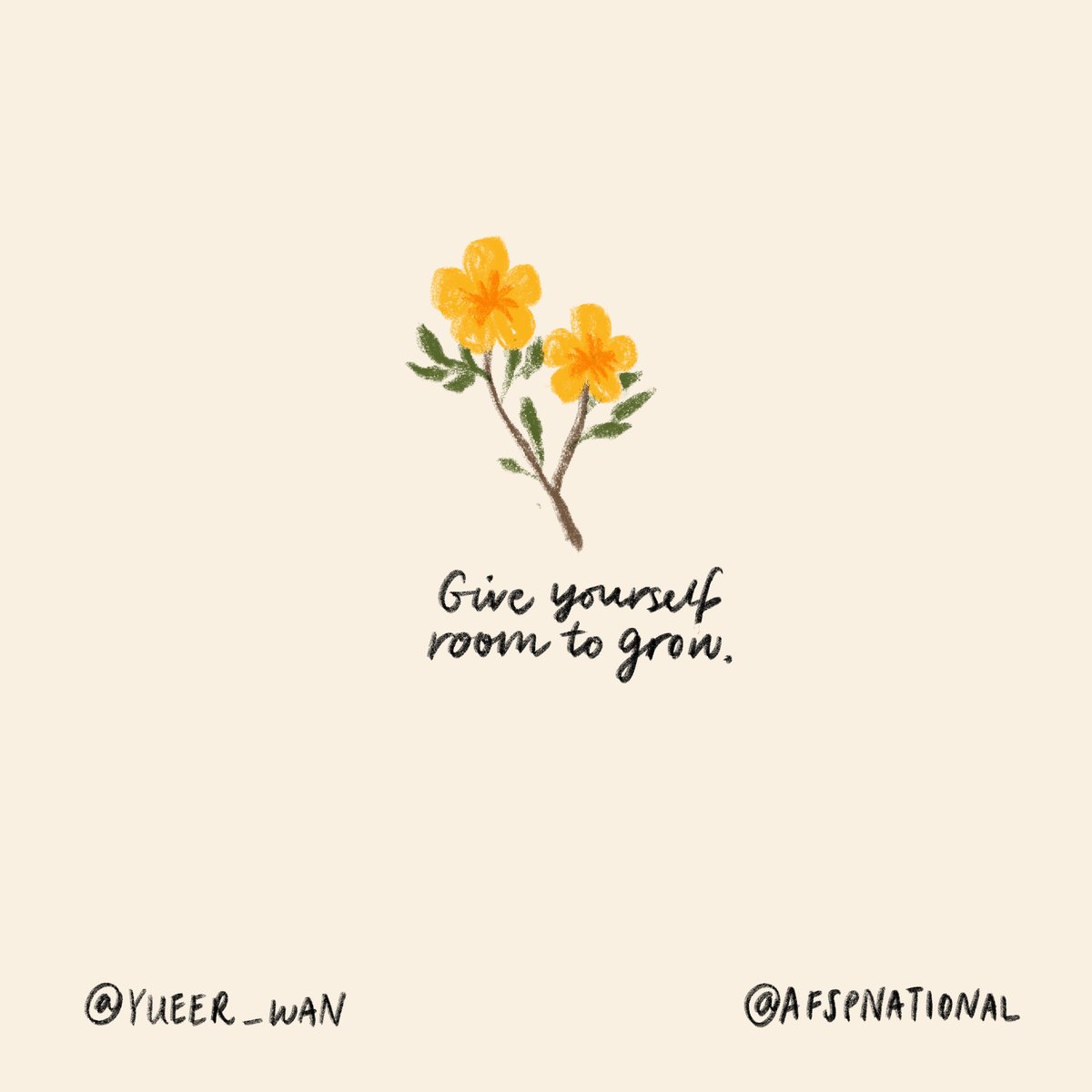 Be patient with yourself. Growing takes time. 🌱